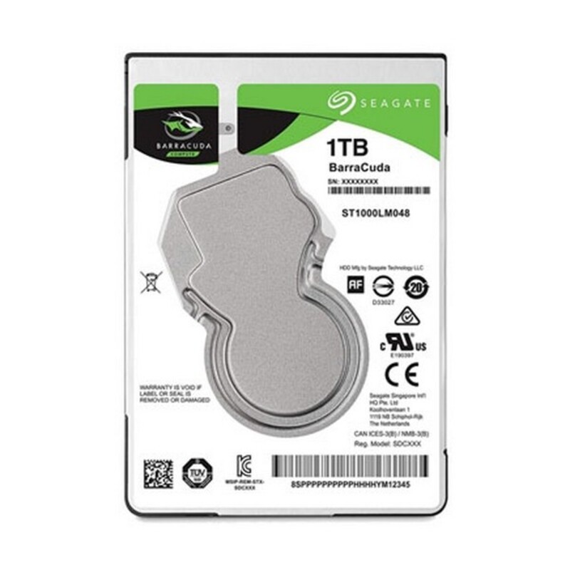 Festplatte Seagate ST1000LM048 1 TB HDD 3,5" 2,5" 1 TB 1 TB HDD 1 TB SSD