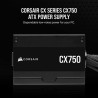 Stromquelle Corsair CX750 750 W 130 W 80 Plus Bronze