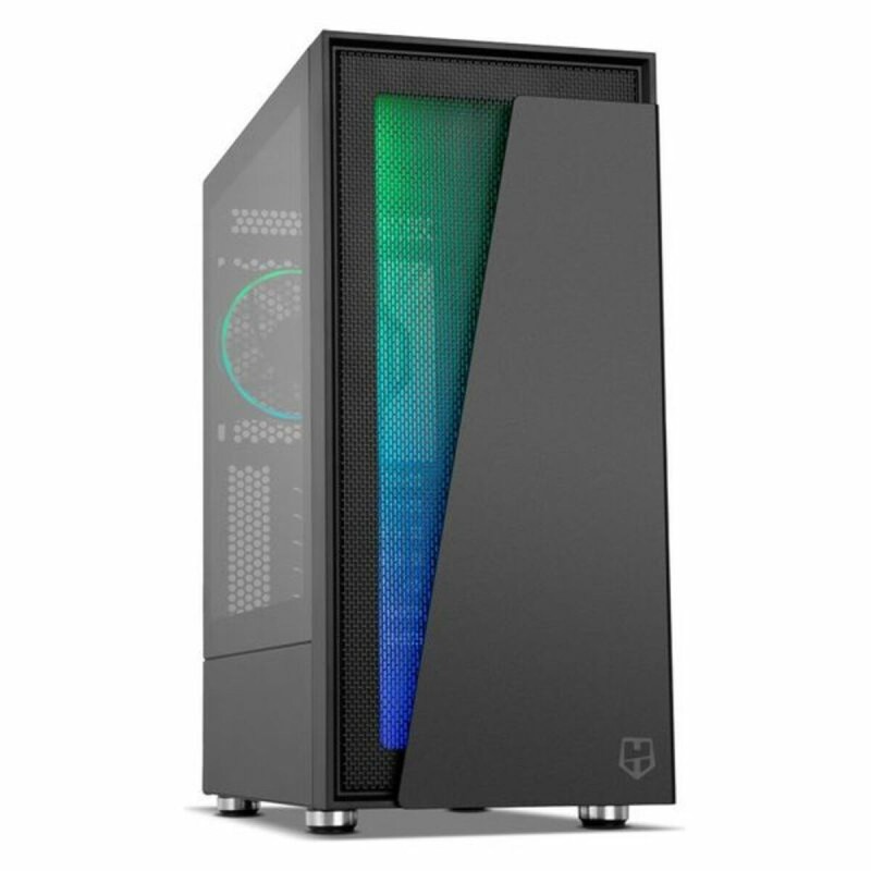 ATX Semi-Tower Gehäuse Nox 8436587971327 LED RGB Schwarz Bunt