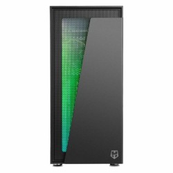 ATX Semi-Tower Gehäuse Nox 8436587971327 LED RGB Schwarz Bunt