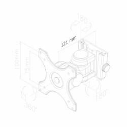 TV Halterung Neomounts FPMA-W250BLACK