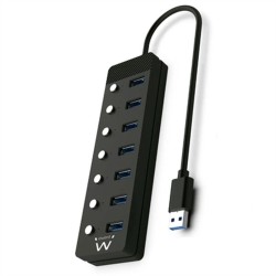 Hub USB Ewent EW1147 Schwarz (MPN S0237118)