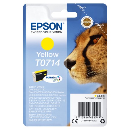 Original Tintenpatrone Epson T0714 Gelb