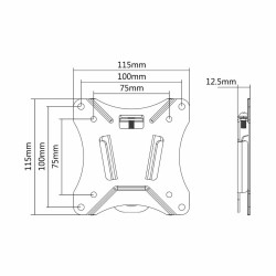 TV Halterung Neomounts NM-W25BLACK 10" 30" 25 kg