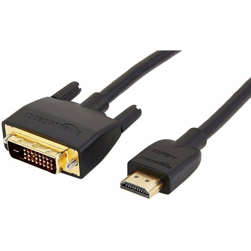 HDMI-zu-DVI-Adapter Amazon Basics Schwarz (Restauriert A)