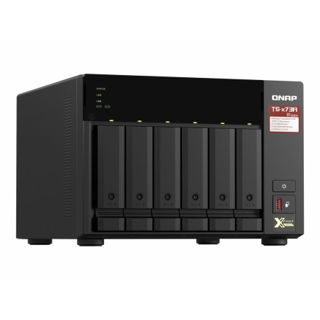 NAS-Netzwerk-Speicher Qnap TS-673A-8G Schwarz AM4 Socket: AMD Ryzen™ AMD Ryzen V1500B