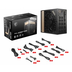 Stromquelle MSI MEG AI1300P PCIE5 1300 W 80 Plus Gold