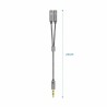 Klinkenadapter 3,5 mm Buchse auf Stecker Aisens A128-0415 25 cm