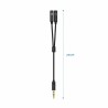 Klinkenadapter 3,5 mm Buchse auf Stecker Aisens A128-0416 25 cm