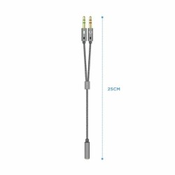 Klinkenadapter 3,5 mm Buchse auf Stecker Aisens A128-0417 25 cm