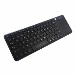 Touchpad mit Tastatur CoolBox COO-TEW01-BK Schwarz Qwerty Spanisch