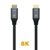 HDMI Kabel Aisens A150-0426 Schwarz Schwarz/Grau 1 m