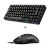 Tastatur mit Maus Hiditec GKE010006 Qwerty Spanisch