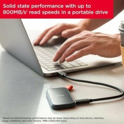 Externe Festplatte SanDisk SDSSDE30-1T00-G26 1 TB 1 TB SSD