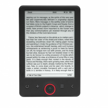 eBook Denver Electronics EBO-635L 4GB Schwarz 6"