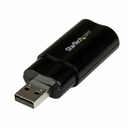 Externe Soundkarte USB Startech ICUSBAUDIOB Schwarz