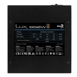 Stromquelle Aerocool LUX850 Schwarz 850 W