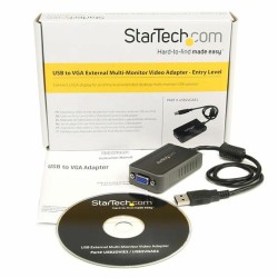 USB-zu-VGA-Adapter Startech USB2VGAE2 Schwarz