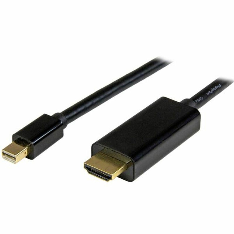 DisplayPort-Kabel zu HDMI Startech MDP2HDMM1MB 4K Ultra HD Schwarz 1 m