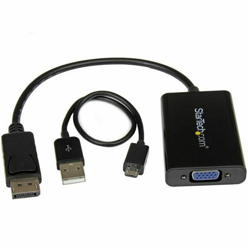 DisplayPort-zu-SVGA-Adapter Startech DP2VGAA Schwarz