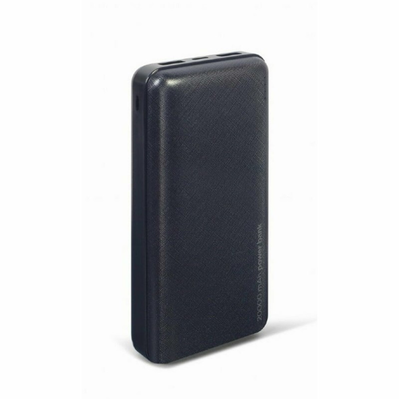 Powerbank GEMBIRD PB20-02 20000 mAh Schwarz 12 W