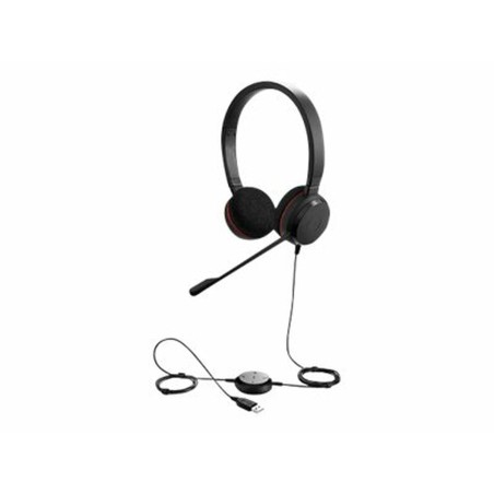 Kopfhörer mit Mikrofon Jabra Evolve 20 MS stereo Schwarz