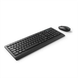 Tastatur mit Maus Energy Sistem 453016 Schwarz Qwerty Spanisch
