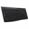 Drahtlose Tastatur Logitech K270 Schwarz Qwerty Spanisch 2.4 GHz