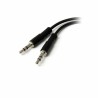 Audioadapter Jack Startech MUYHSFMM Schwarz 0,13 m