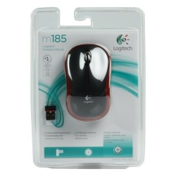 Drahtlose optische Maus Logitech M185 Rot