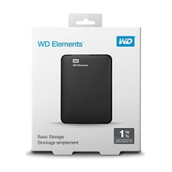 Externe Festplatte Western Digital WD Elements Portable WDBUZG0010BBK-WESN 1 TB 2,5" USB 3.0 Plattenspeicher 1 TB HDD 1 TB SSD