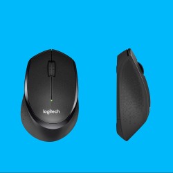 Schnurlose Mouse Logitech M330 Silent Plus Schwarz