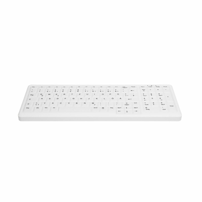 Tastatur Cherry AK-C7000 Weiß Deutsch QWERTZ (Restauriert B)