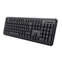 Drahtlose Tastatur Trust 24333 Qwerty Italienisch Schwarz (Restauriert A)