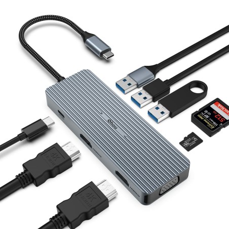 Anschlussleiste 4K Kartenleser USB 3.0 (Restauriert A)