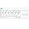 Drahtlose Tastatur Logitech K400 Plus Weiß Qwerty Spanisch QWERTY