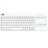 Drahtlose Tastatur Logitech K400 Plus Weiß Qwerty Spanisch QWERTY