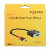 USB 3.0-zu-VGA-Adapter DELOCK 62738 20 cm Schwarz