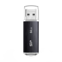 USB Pendrive Silicon Power Blaze B02 Schwarz 64 GB