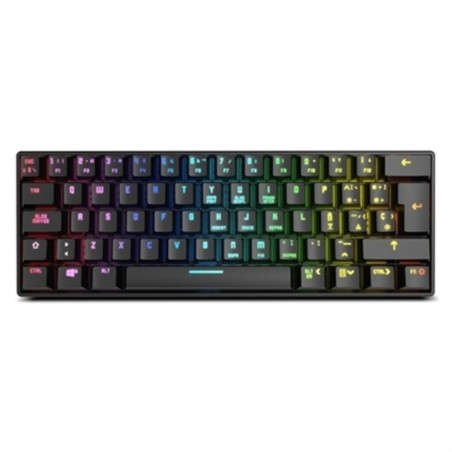 Tastatur Nox NXKROMKLSTRSP Schwarz RGB