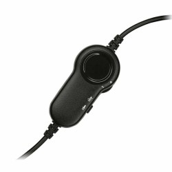 Kopfhörer mit Mikrofon Logitech 981-000589 Schwarz