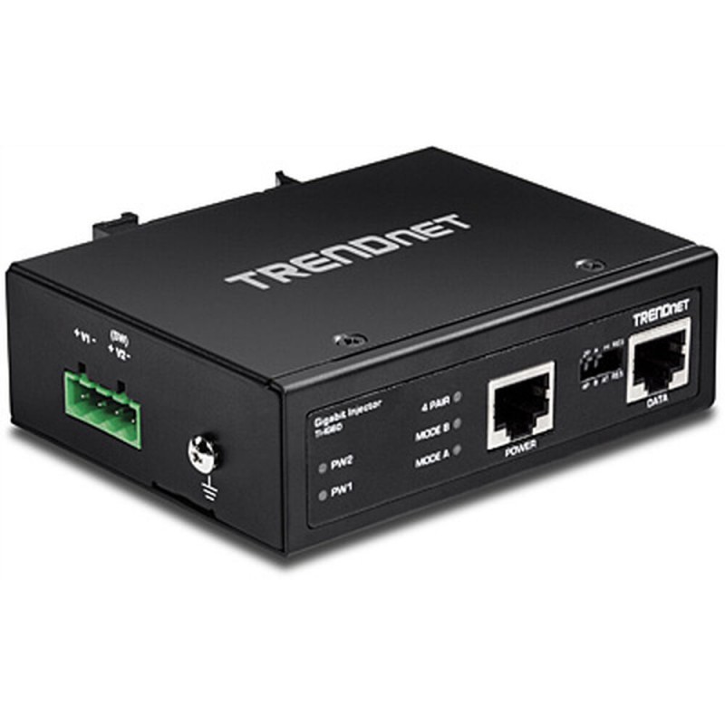 PoE-Injektor Trendnet TI-IG60 1000 Mbit/s Schwarz