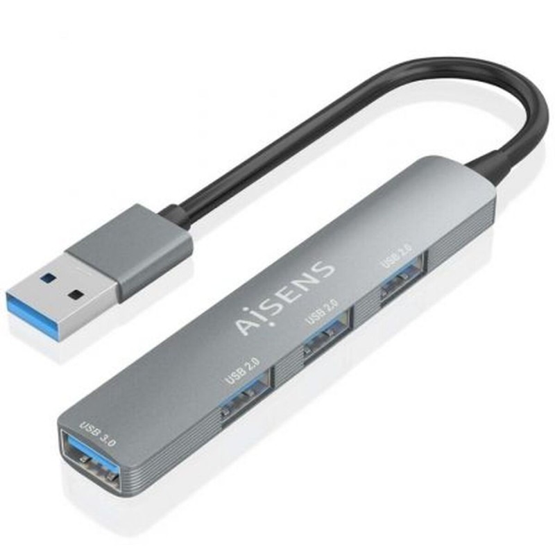 Hub USB Aisens A106-0859 Grau