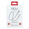 USB-Ladekabel Lightning iPhone DCU Silberfarben 1 m