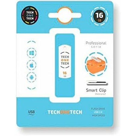 USB Pendrive Tech One Tech Pro Smart Clip 16 GB