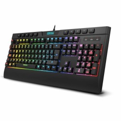 Tastatur und Gaming Maus Krom Kalyos RGB Schwarz