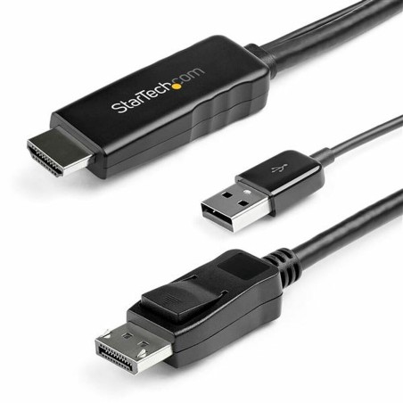 Adapter DisplayPort auf HDMI/VGA Startech HD2DPMM2M (2 m) Schwarz