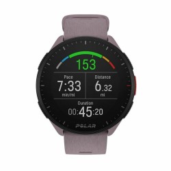 Smart Watch mit Schrittzähler Running Polar Lila 1,2"