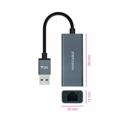 USB-zu-Ethernet-Adapter NANOCABLE ANEAHE0818