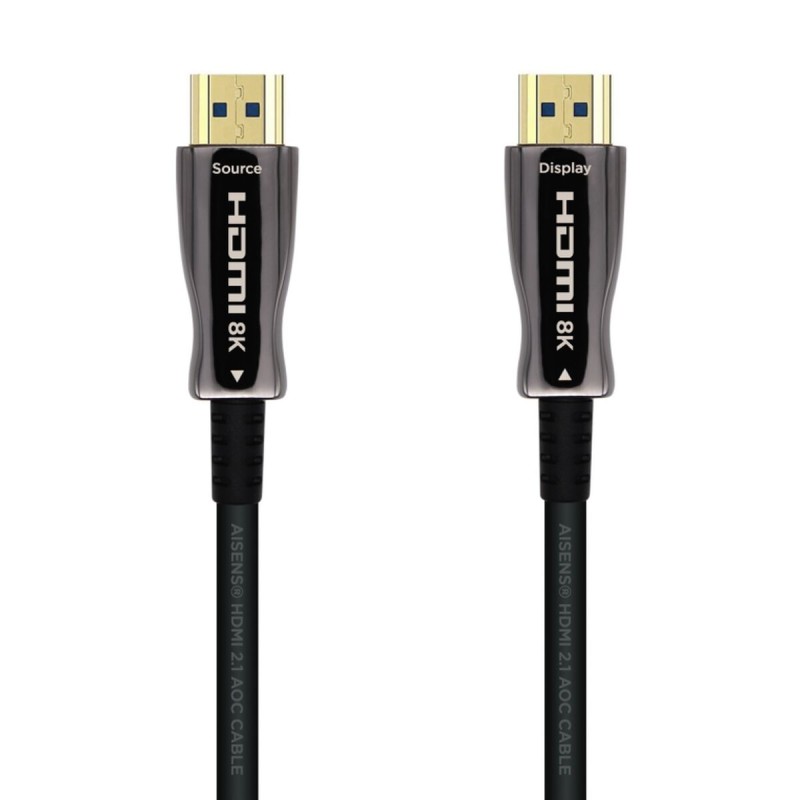 HDMI Kabel Aisens A153-0524 Schwarz 100 m